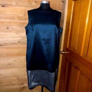 Twiggy London blue / gray taffeta dress size 1X